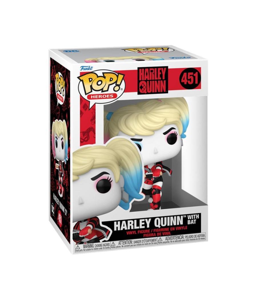 Funko pop heroes dc harley quinn harley con bate 65614