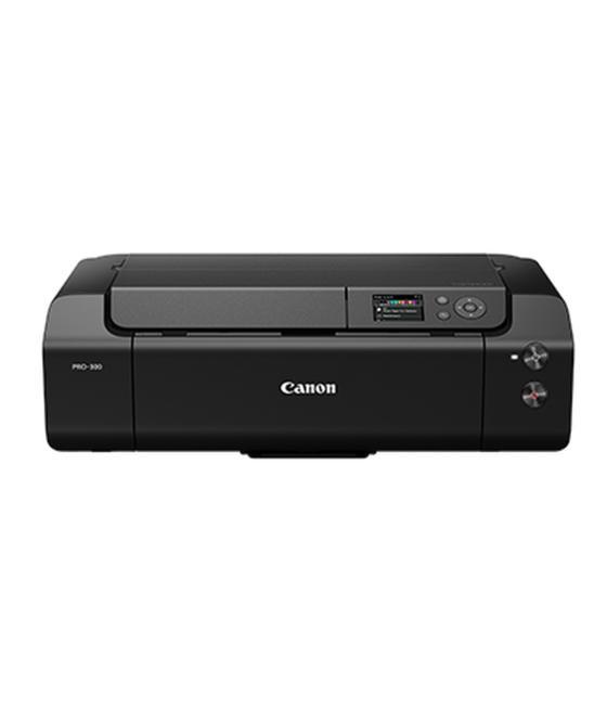 Impresora canon pro - 300 imageprograf a3+ - red - wifi - 10 tintas - sin bordes - 3pulgadaslcd