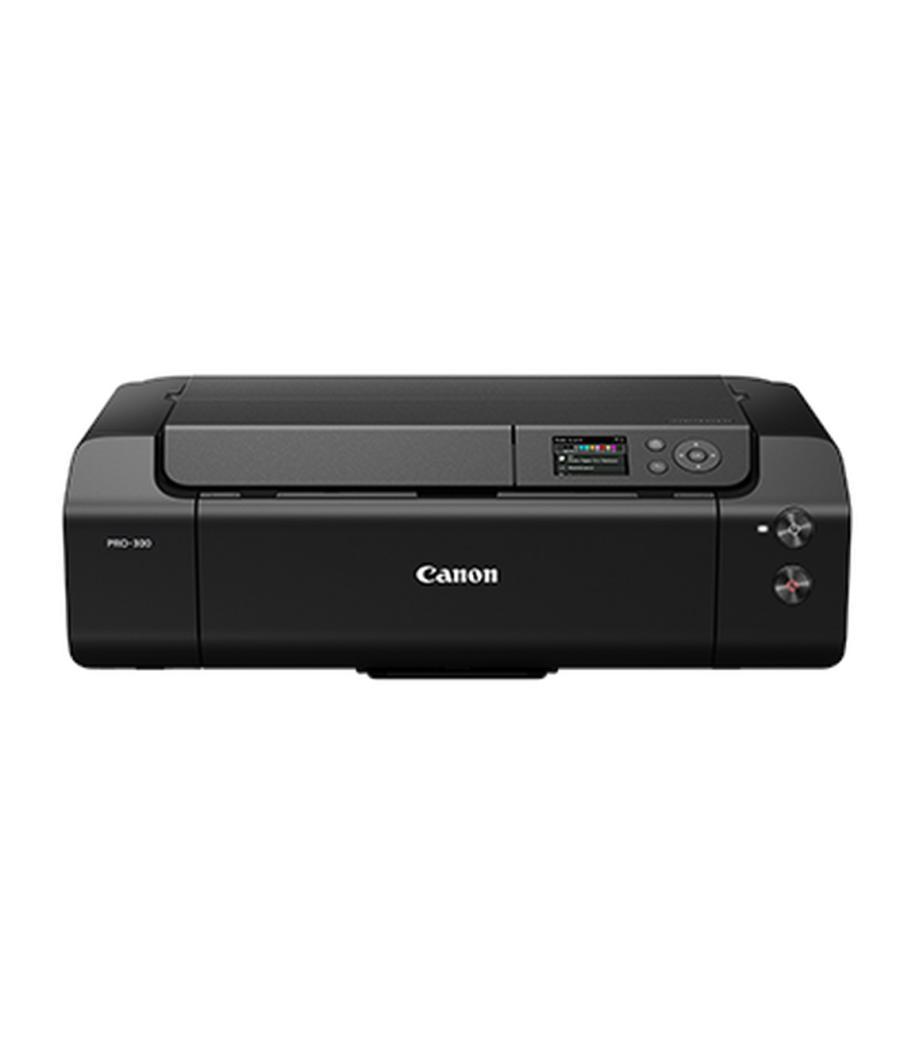 Impresora canon pro - 300 imageprograf a3+ - red - wifi - 10 tintas - sin bordes - 3pulgadaslcd