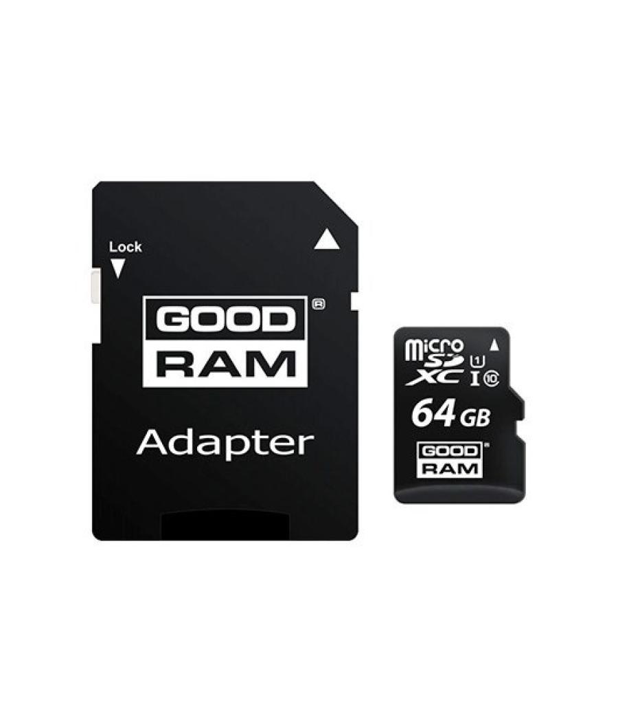 Goodram micro mem sd 64gb m1aa cl10 uhs - i+adapt