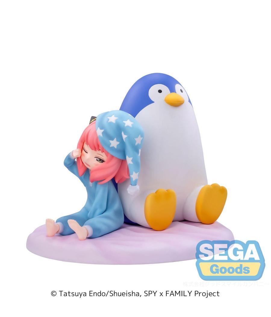 Figura sega luminasta spy x family anya forger & pinguino pijama version