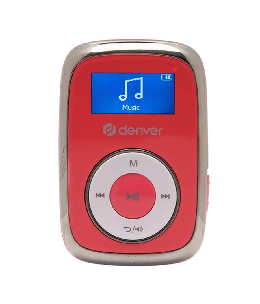 Reproductor mp3 denver mps - 316r 1pulgadas - 16gb