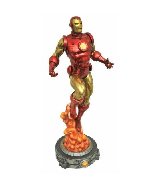 Figura diamond collection marvel avengers iron man clasico 28 cm pvc diorama gallery