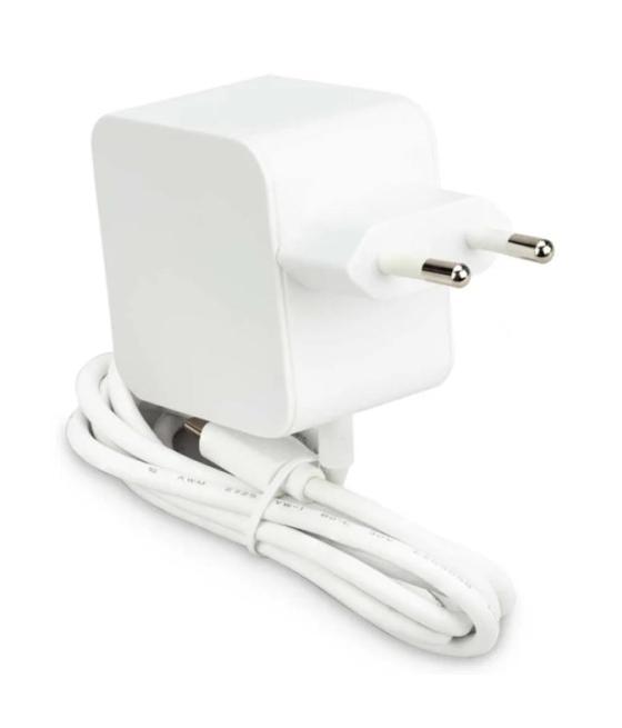 Fuente de alimentacion cargador raspberry pi 5 usb c 27 w color blanco