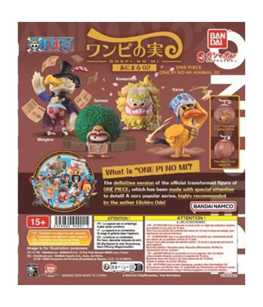 Surtido bandai gashapon one piece mi animal 02 20 articulos