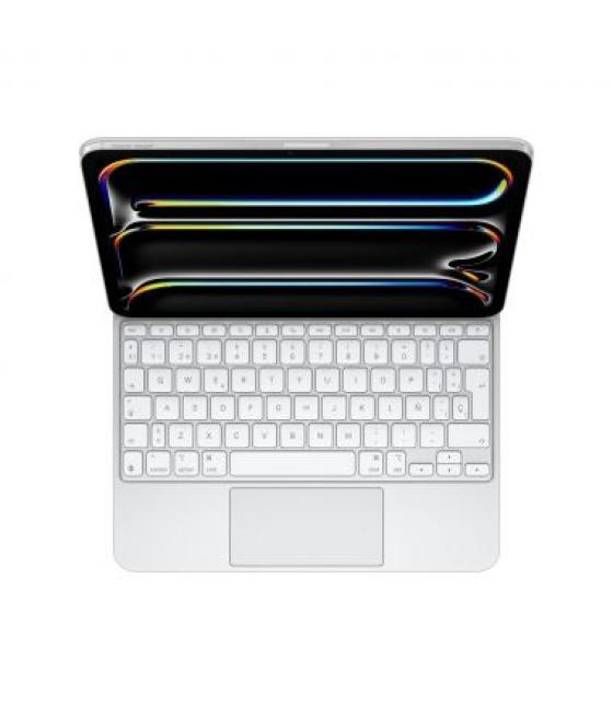 Magic keyboard for ipad pro 11" m4 - spanish - white
