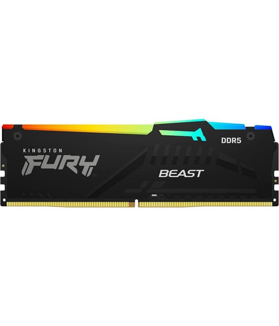 Ddr5 8 gb 6000 mhz. fury beast rgb kingston