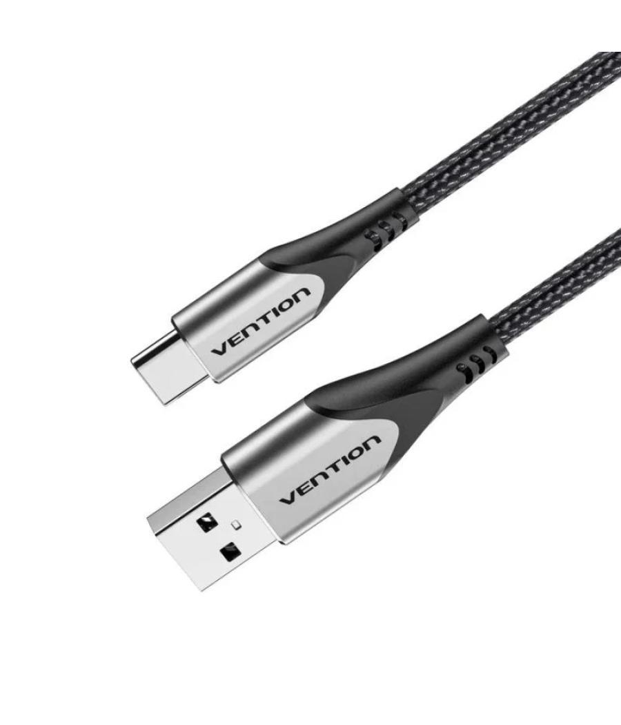 Cable usb-a a usb-c m-m 1.5 m gris vention