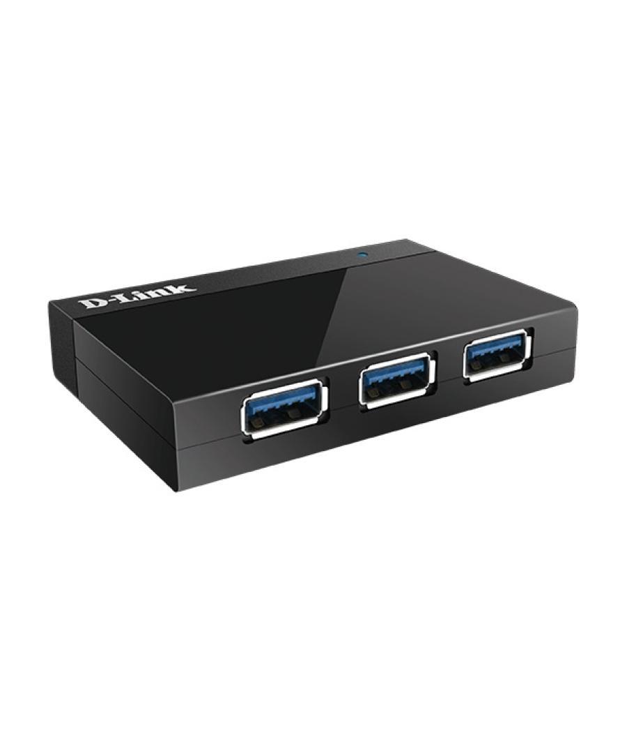 Hub usb 3.0 d-link dub-1340 usb 3.0 4 puertos diseño portable no necesita corriente