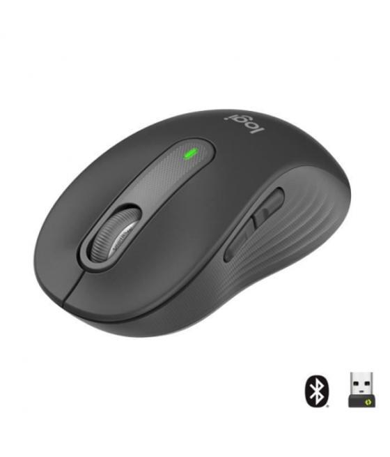 Mouse logitech wireless signature m650 color grafito p/n: 910-006253