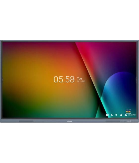 Viewsonic IFP7533-G pantalla de señalización Panel plano interactivo 190,5 cm (75") LCD 350 cd / m² 4K Ultra HD Negro Pantalla t