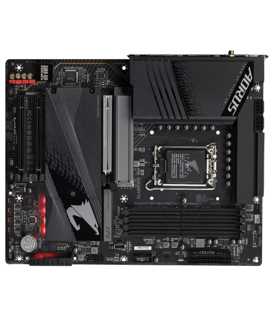 Gigabyte z790 aorus elite ax placa base intel z790 express lga 1700 atx