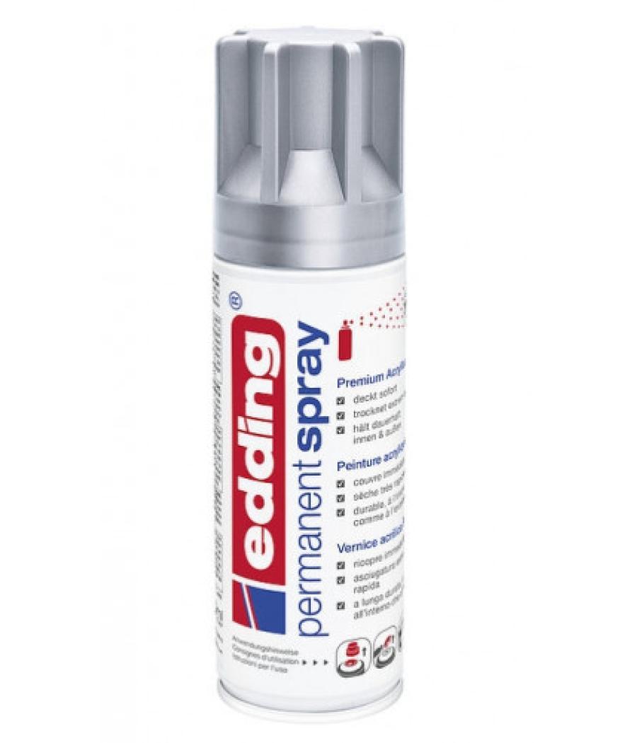 Spray plata mate. edding 5200-923