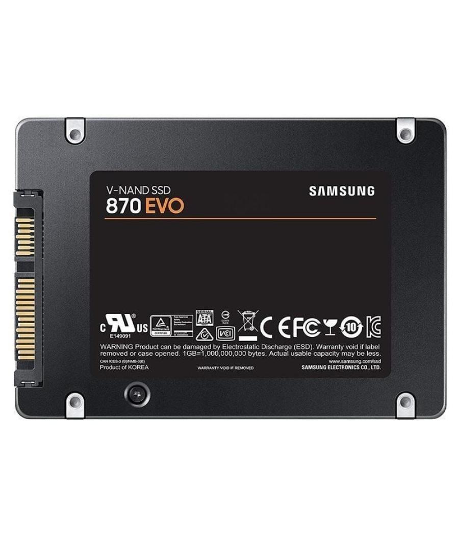 Disco ssd samsung 870 evo 2tb/ sata iii/ full capacity