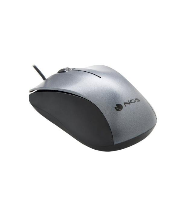 Ratón ngs crew/ hasta 1200 dpi/ gris