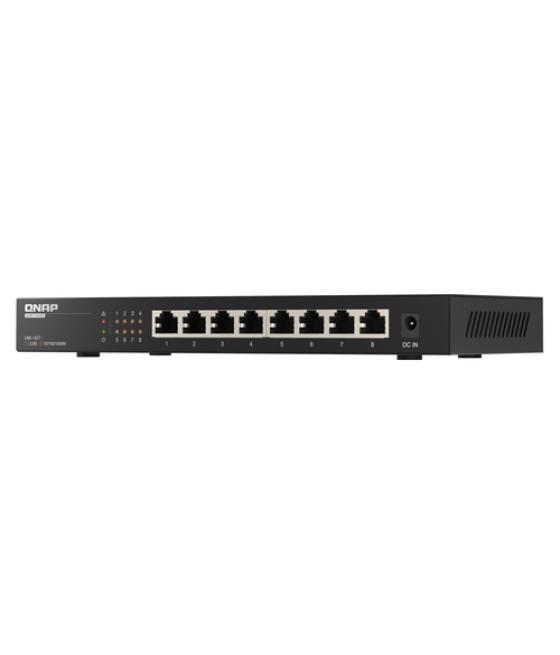 QNAP QSW-1108-8T switch No administrado 2.5G Ethernet (100/1000/2500) Negro