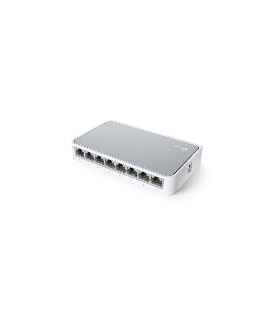 TP-LINK TL-SF1008D No administrado Fast Ethernet (10/100) Blanco - Imagen 2
