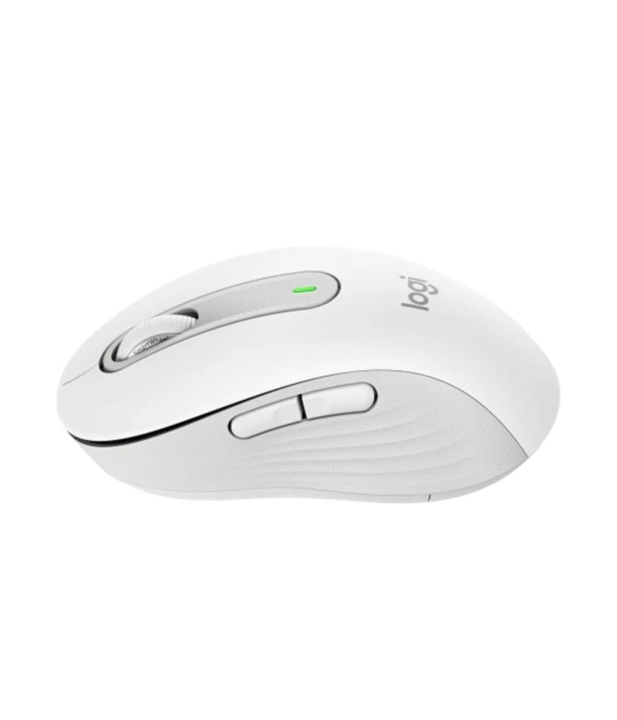 Mouse raton logitech m650 mediano optico wireless inalambrico blanco crudo