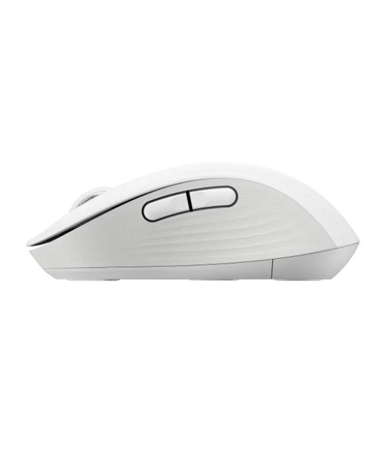 Mouse raton logitech m650 mediano optico wireless inalambrico blanco crudo