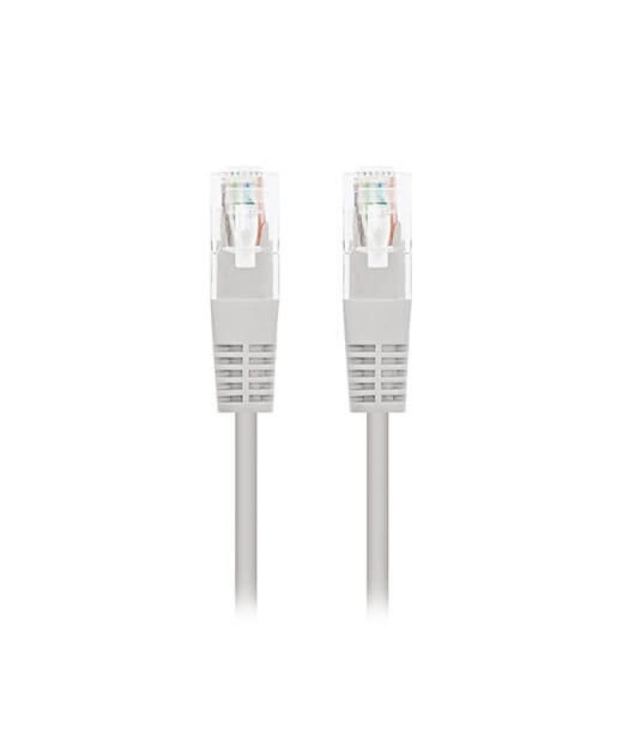 Latiguillo cable red nanocable rj45 utp cat6 1.5m gris awg24