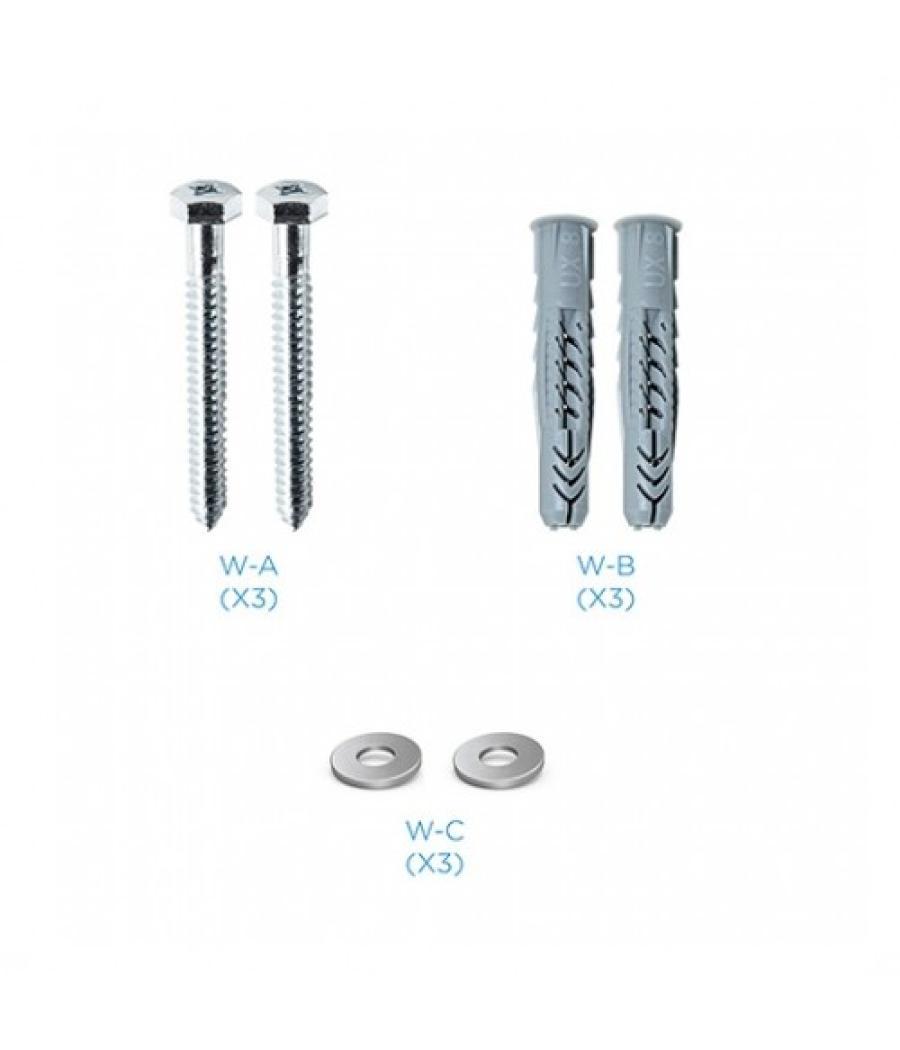 Soporte de pared tv - monitor tooq 23 - 42pulgadas negro lp1342t - b - vesa 75 y 200 - 35kg max - 37mm dist.pared