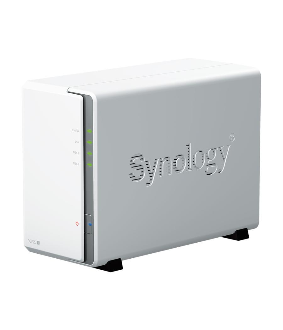 Servidor nas synology disk station ds223j 1gb 2 bahias raid ethernet gigabit