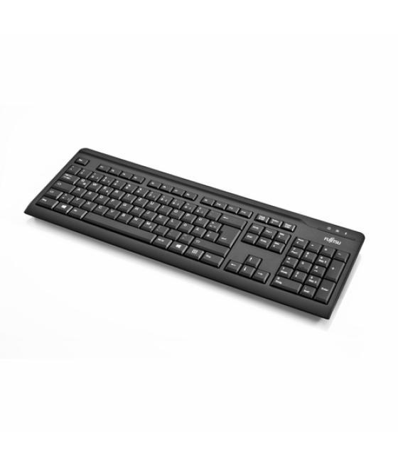 Fujitsu KB410 teclado USB QWERTY Negro