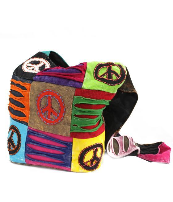 Bolso Étnico Estilo Hippie - Arena / paz