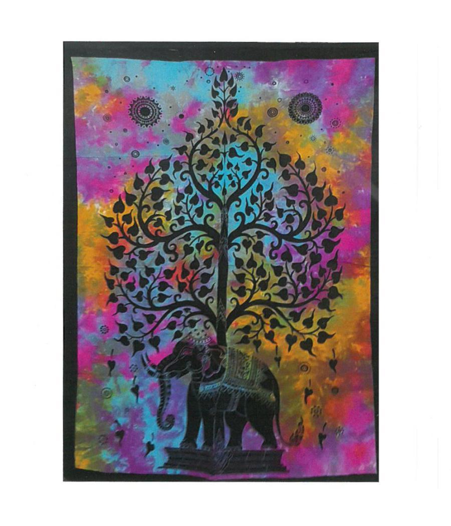 Arte de pared de algodón - Árbol elefante