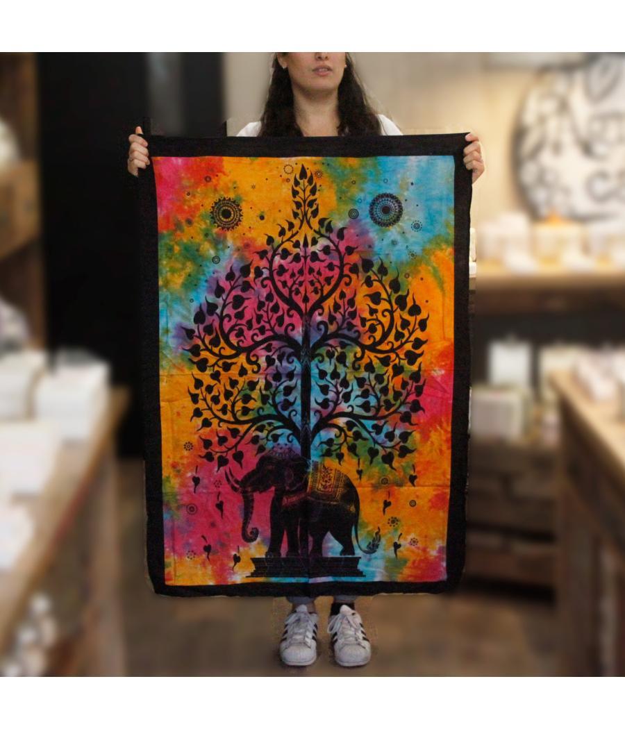 Arte de pared de algodón - Árbol elefante