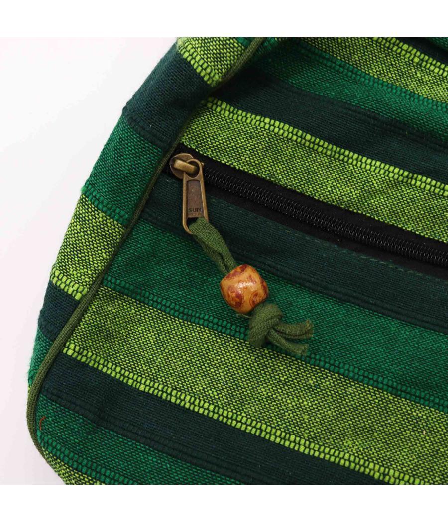 Bolsa Bandolera Nepal (Correa Ajustable) - Verde Bosque