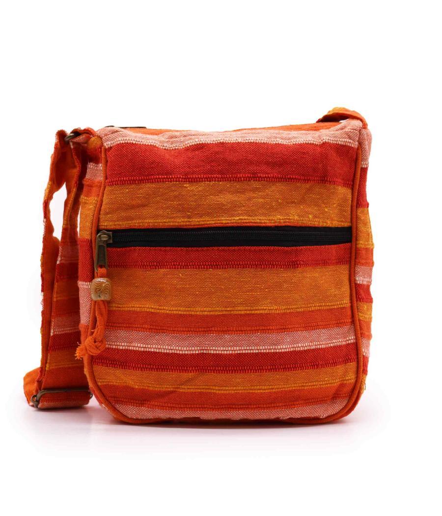 Bolso Bandolera Nepal (Correa Ajustable) - Amanecer Naranja