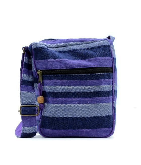 Bolso Bandolera Nepal (Correa Ajustable) - Azul de las Profundidades del Mar