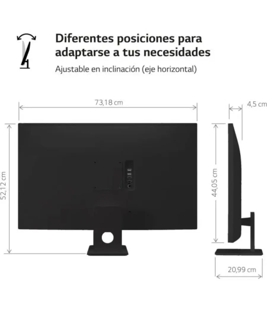 Lg monitor 31.5", 1920 x 1080 (fhd) ips, hdr10, 8ms, 60hz