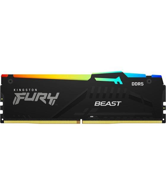 Ddr5 16 gb 6000 mhz. fury beast rgb kingston