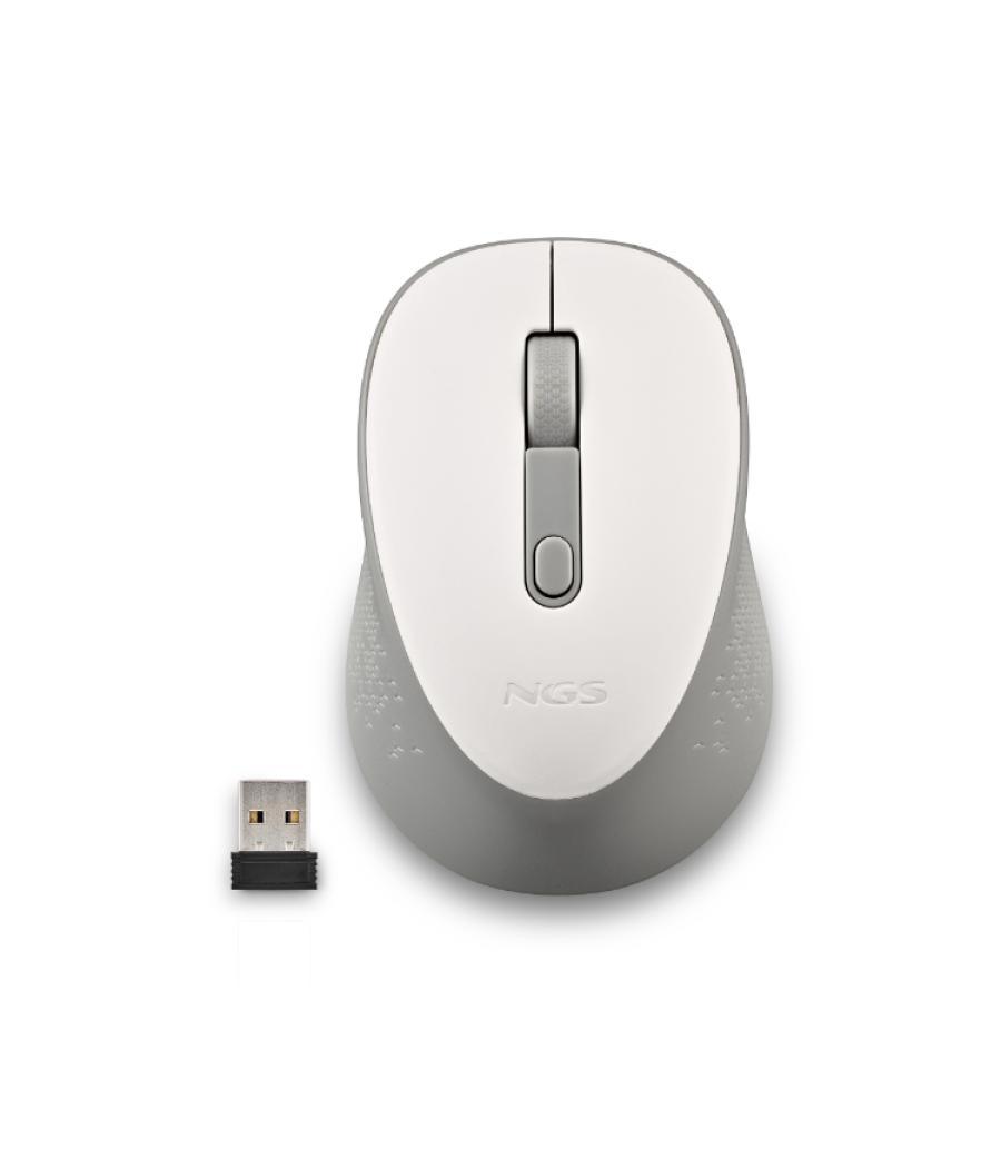 Raton optico wireless dew blanco ngs