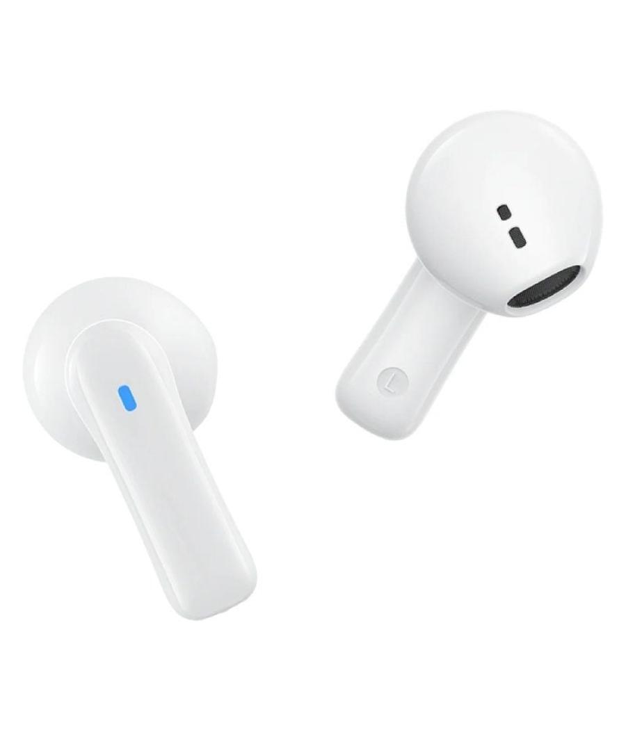 Auriculares bluetooth spc zion 2 play con estuche de carga/ autonomía 7h/ stick corto 30mm/ blancos