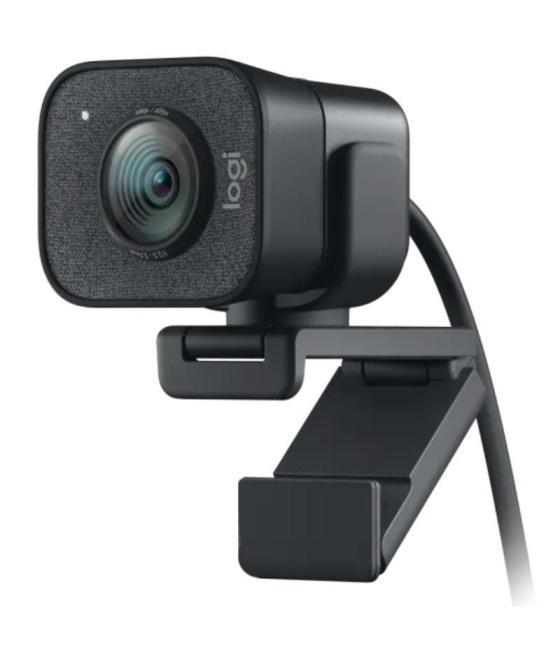 Webcam logitech streamcam/ enfoque automático/ 1920 x 1080 full hd/ negra