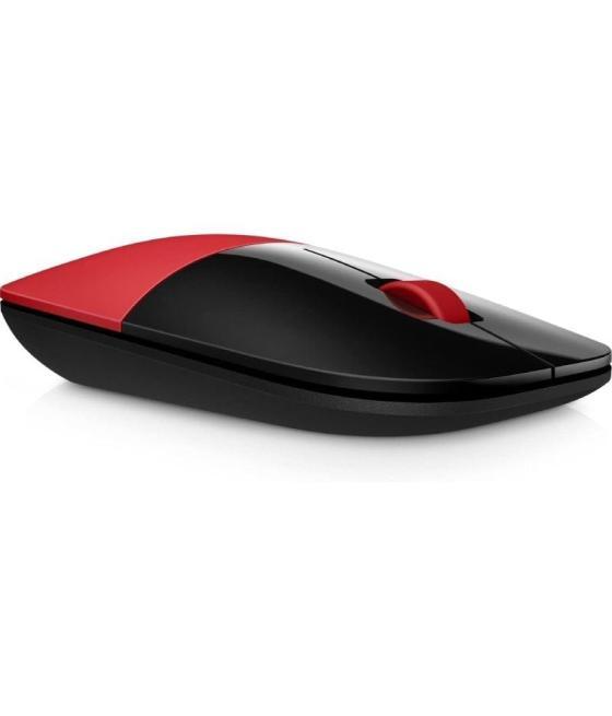 Ratón inalámbrico hp z3700/ hasta 1200/ rojo