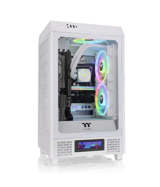 Caja thermaltake the tower 200 mini-itx 2xusb 3.0 sin fuente blanco