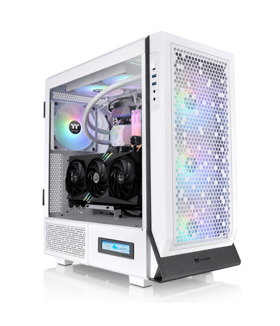 Caja thermaltake ceres 500 tg argb snow atx 2xusb 3.0 sin fuente blanco