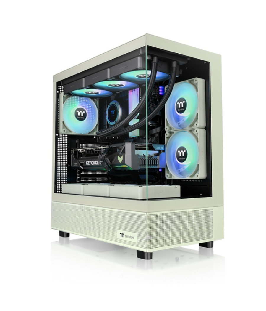 Caja thermaltake view 270 tg argb matcha green atx 2xusb 3.2 sin fuente verde