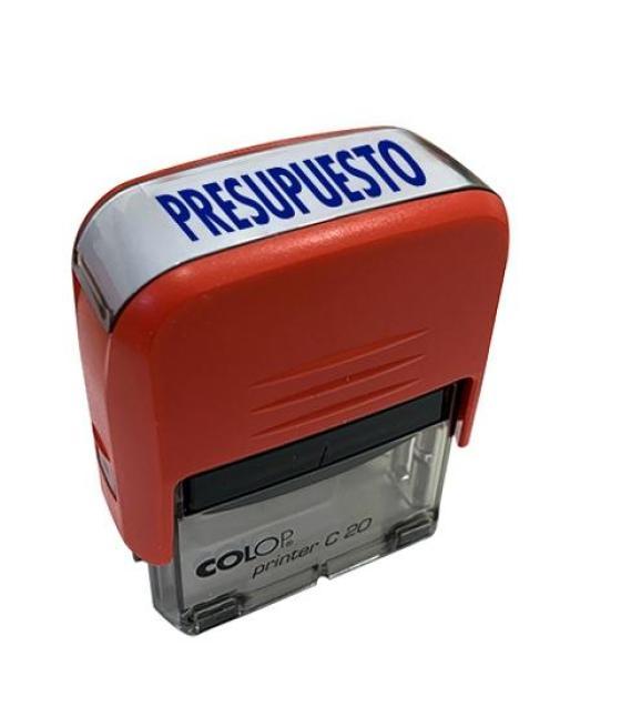 Colop sello printer c20 formula  presupuesto  almohadilla e/20 14x38mm azul