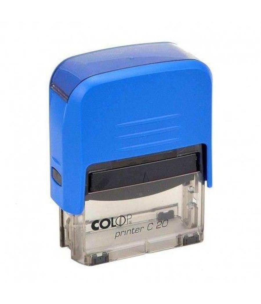 Colop sello printer c20 formula " devolución " almohadilla e/20 14x38mm azul