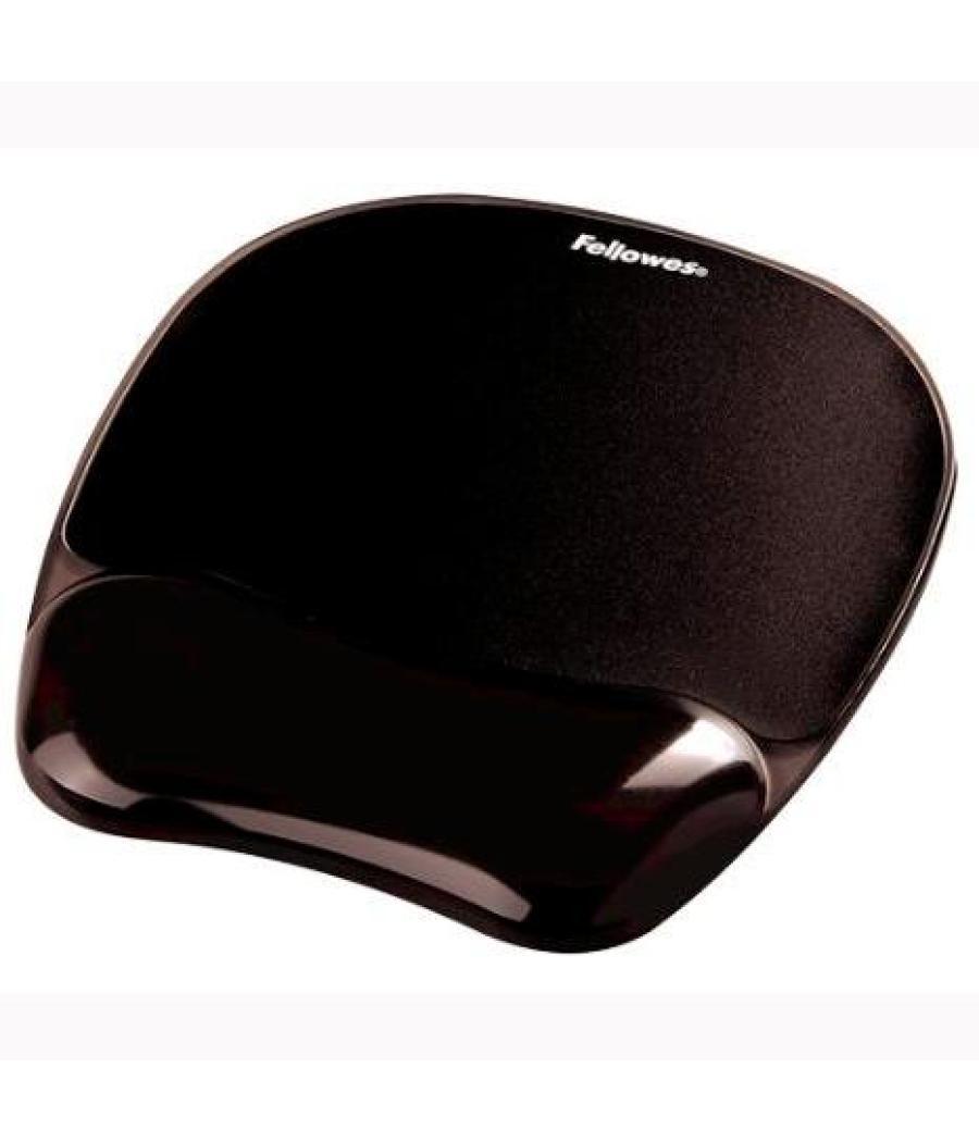 Fellowes alfombrilla con reposamuñecas gel negro