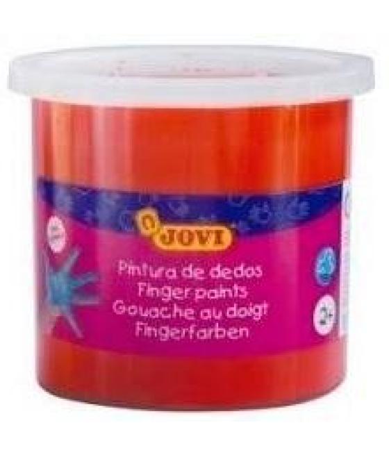 Jovi estuche 5 botes pintura de dedos 125ml bermellón
