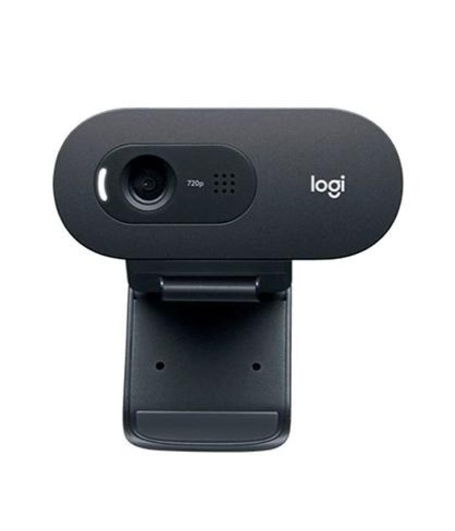 Logitech webcam para pc, hd, 30 fps, con 720p y micrófono de largo alcance - c505e