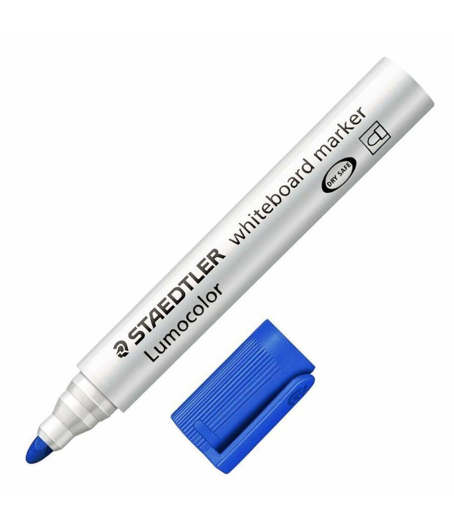 Staedtler rotulador pizarra-blanca lumocolor punta redonda azul 351-3