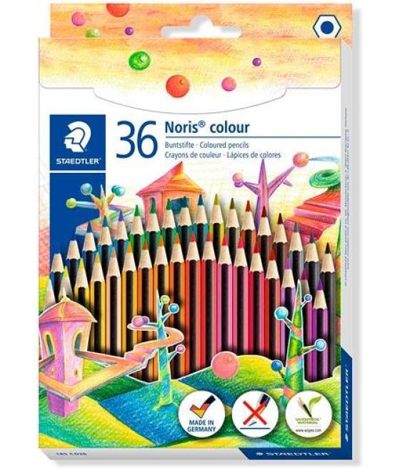 Staedtler lápices de colores noris colour wopex ecológico estuche 36u