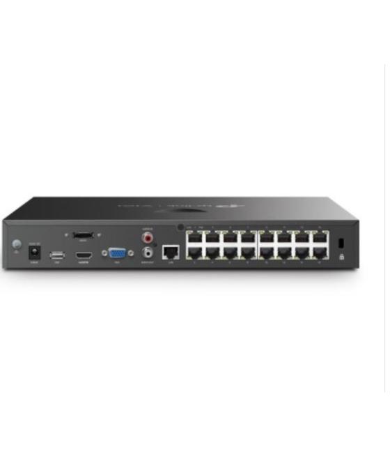 Tp-link 16 channel poe+ network video recorder spec:4k hdmi video output & 16mp decoding capacity 24/7 continuous recording 16-c